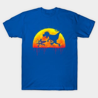 T Rex Dino Surfin T-Shirt